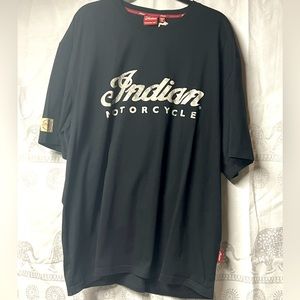 Indian Motorcycle Logo T-shirt Official Merch (Black 2XL)